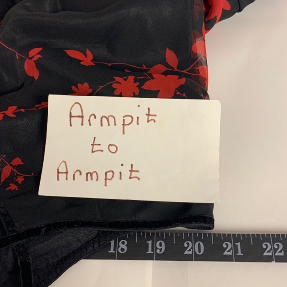 Valerie Stevens Maxi Dress Whimsigoth Dark Floral Fairy Grunge Y2K HOCO SZ L - Picture 8 of 9